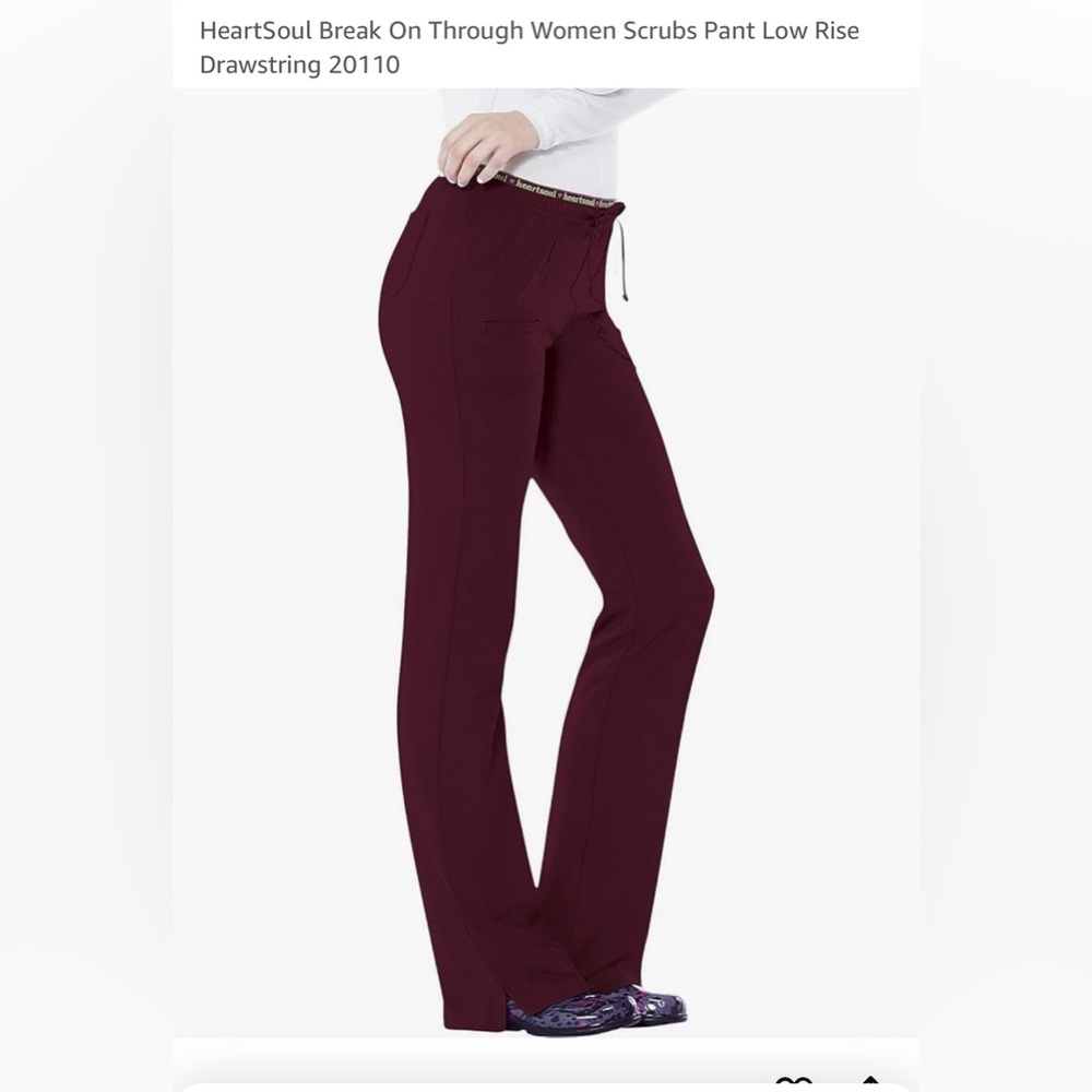 Size Large PETITE HeartSoul Scrub Pants